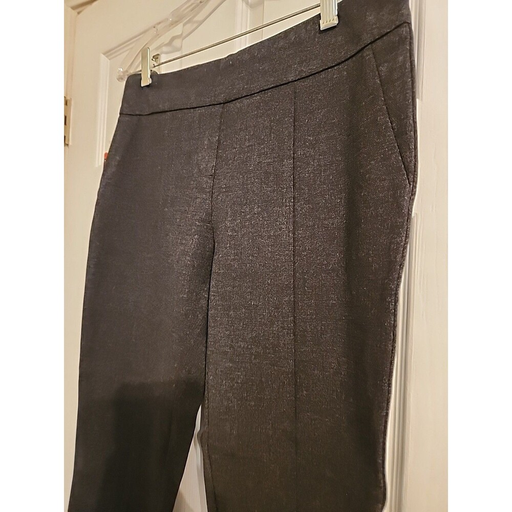 Hillary Radley Women's M (8/10) Charcoal Gray Stretch Slacks Professional Dress - Picture 2 of 8